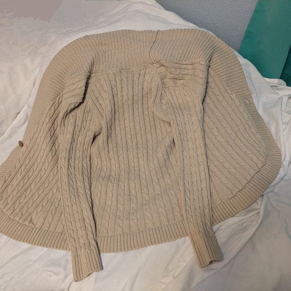 L.L. Bean Cable Knit Cardigan - Picture 11 of 11